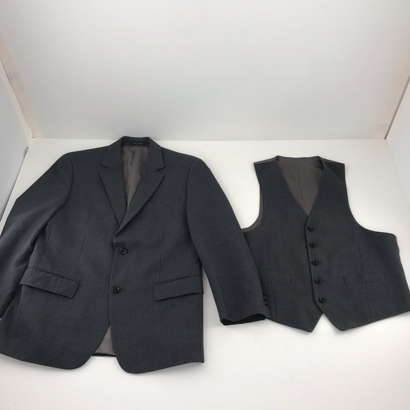 Michael Kors Men's Gray Suit Jacket And Vest